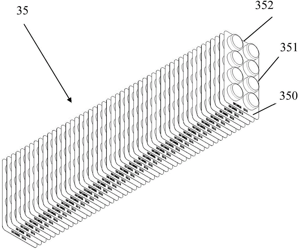 Batched feeding and replenishing device and method of stripped materials