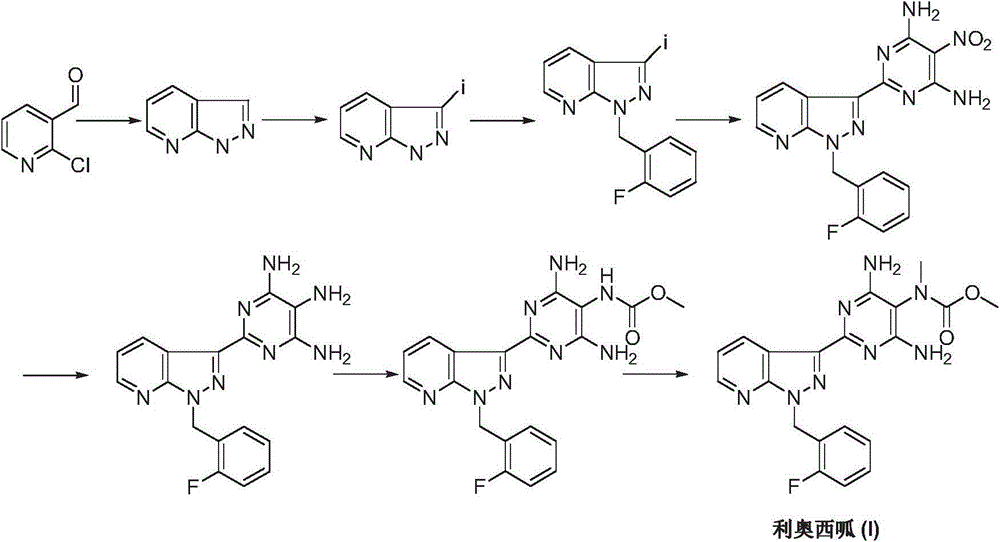 Riociguat intermediate and preparation method thereof