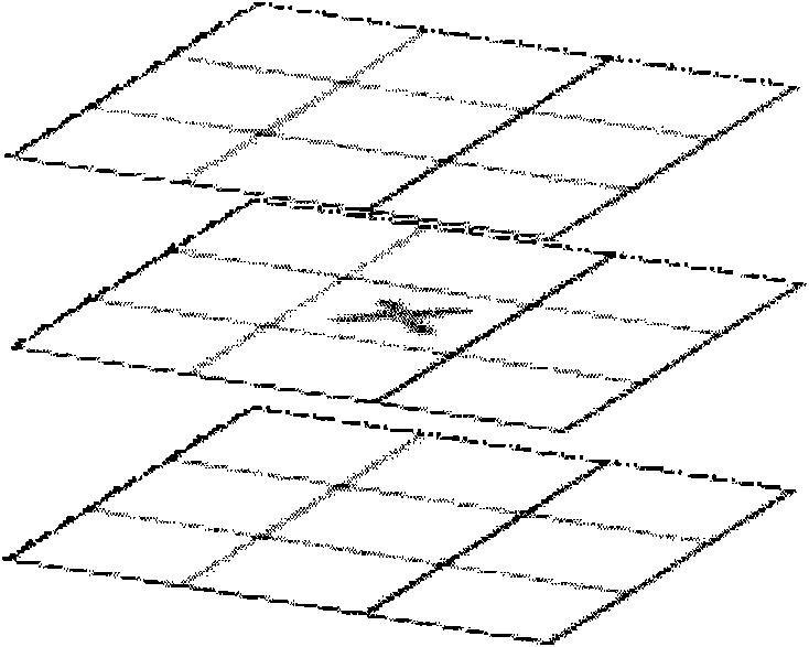 Sub-pixel characteristic point detection-based image matching method