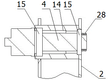 Diesel engine cylinder turning chuck