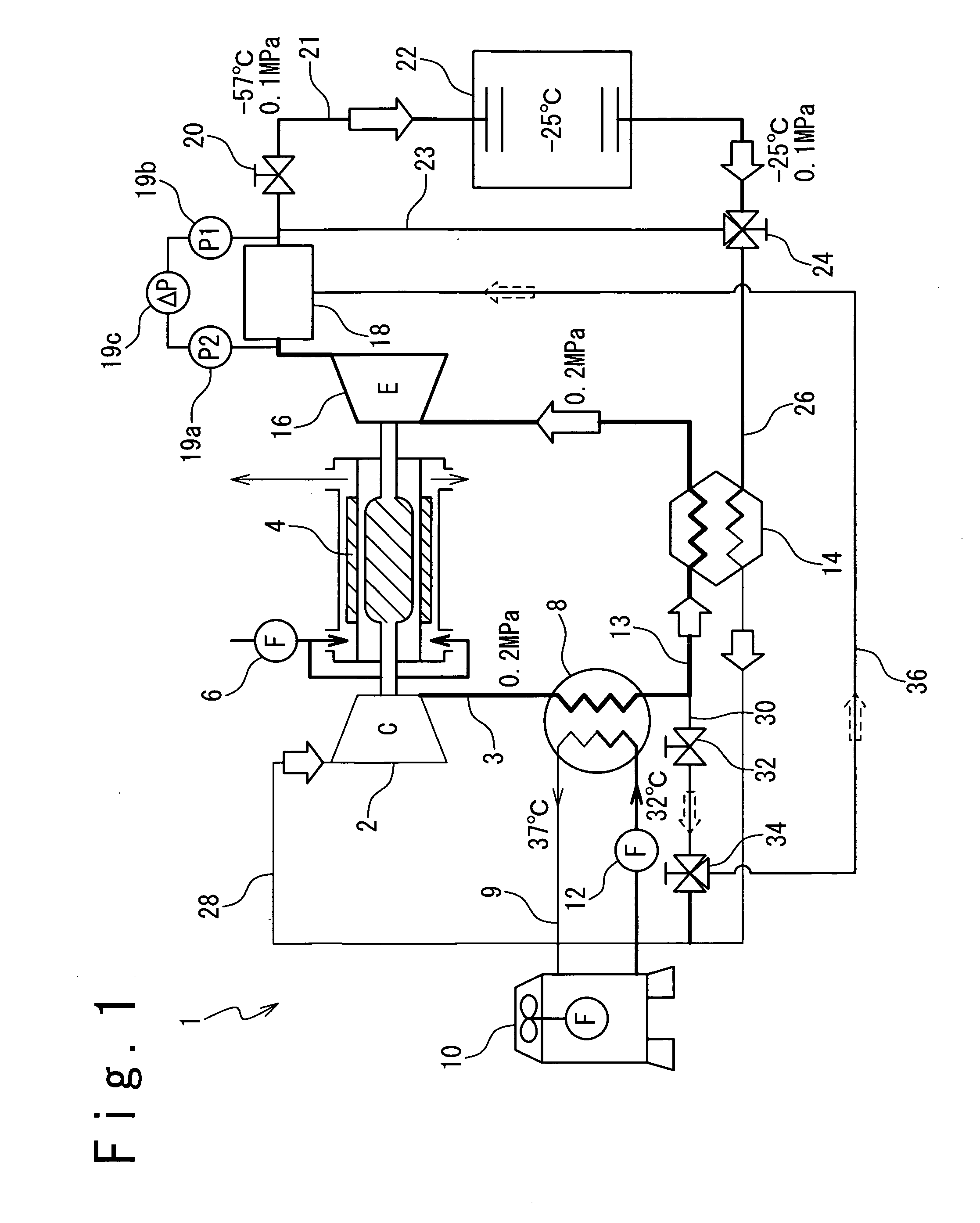 Air-refrigerant cooling apparatus