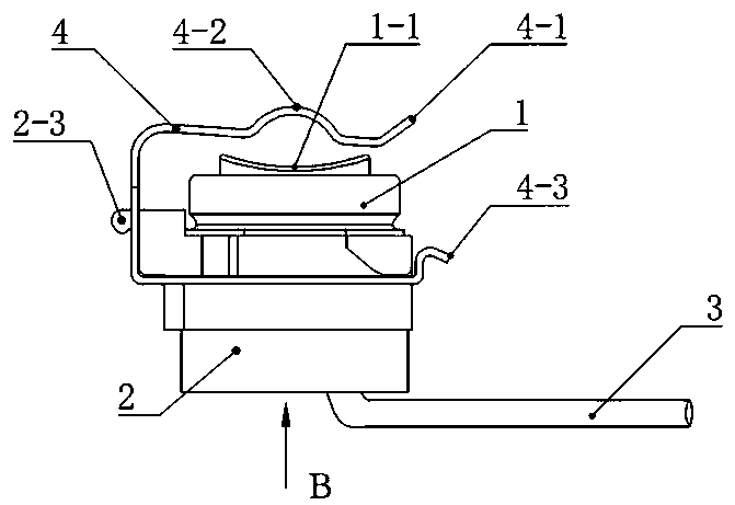 Waterproof snap-action thermostat with buckle frame