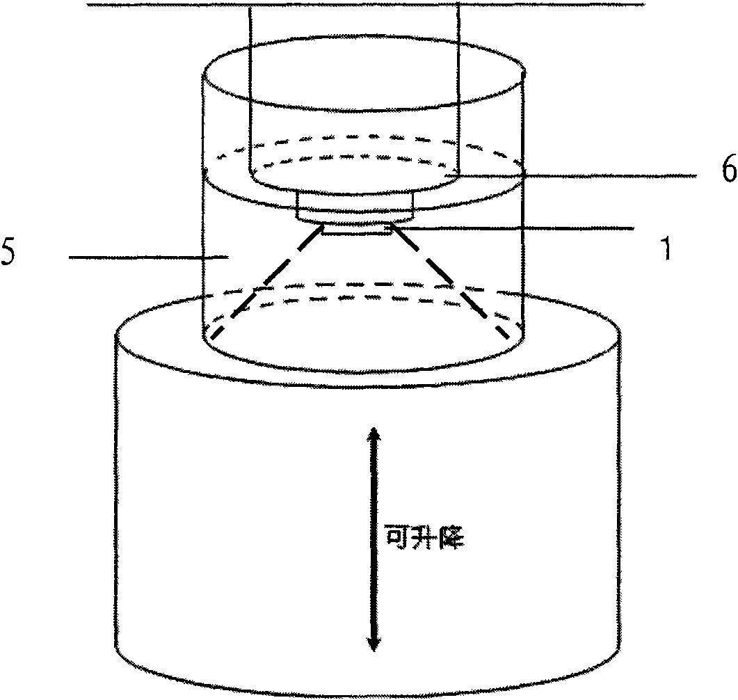 Encapsulating method of blue-light LED chip