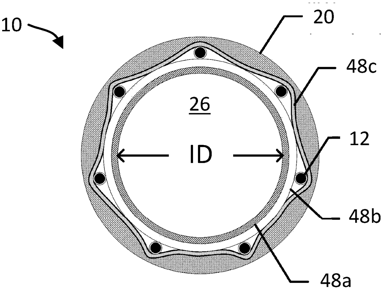 Diametrically adjustable endoprostheses and associated systems and methods