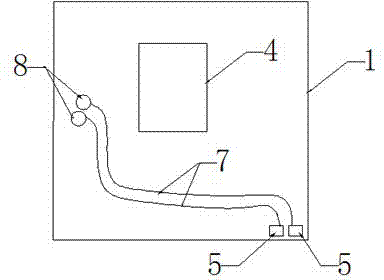 Camera module signal wiring mode