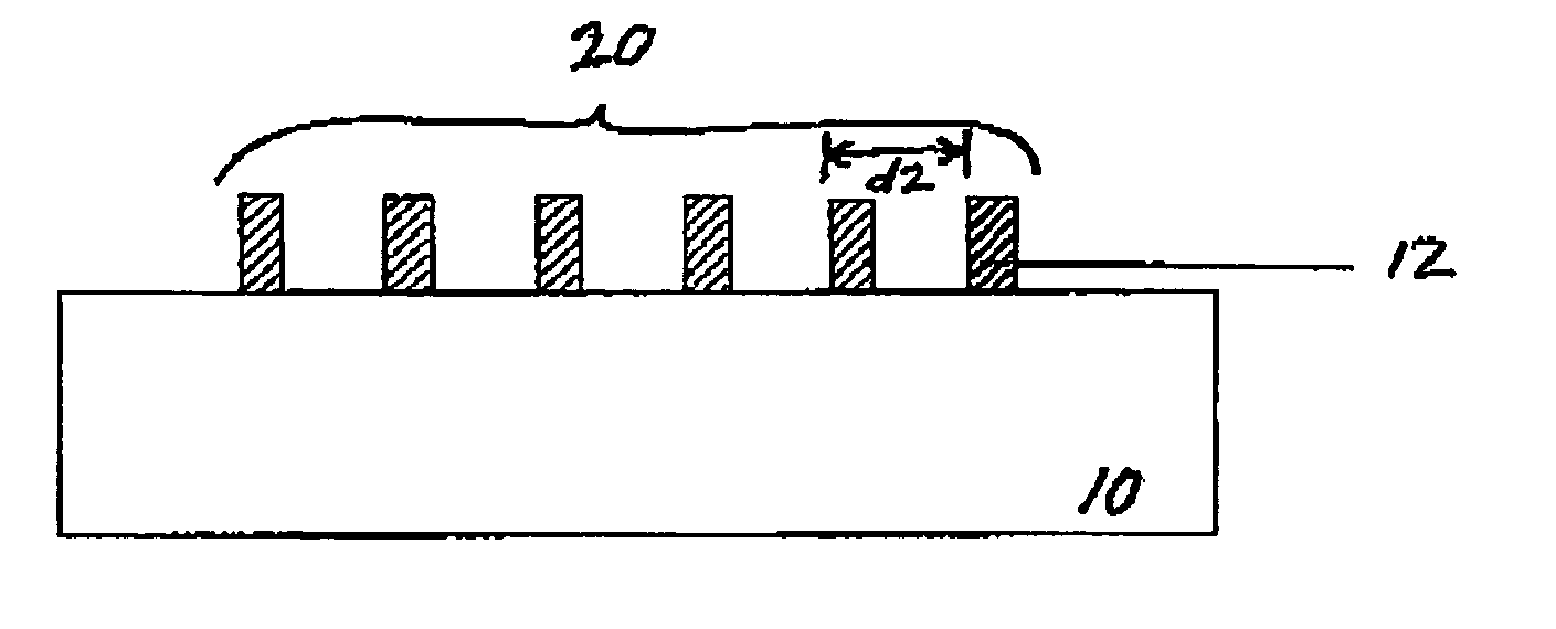 Methods for using a silylation technique to reduce cell pitch in semiconductor devices