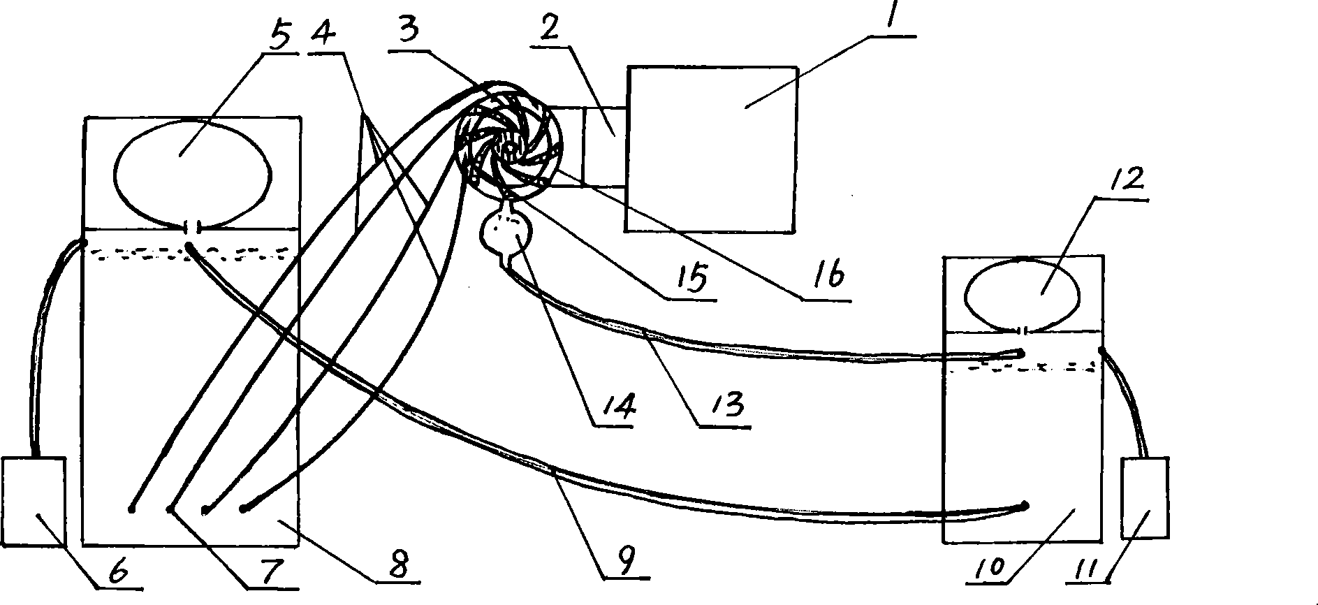 Injection type circulating fluid generator