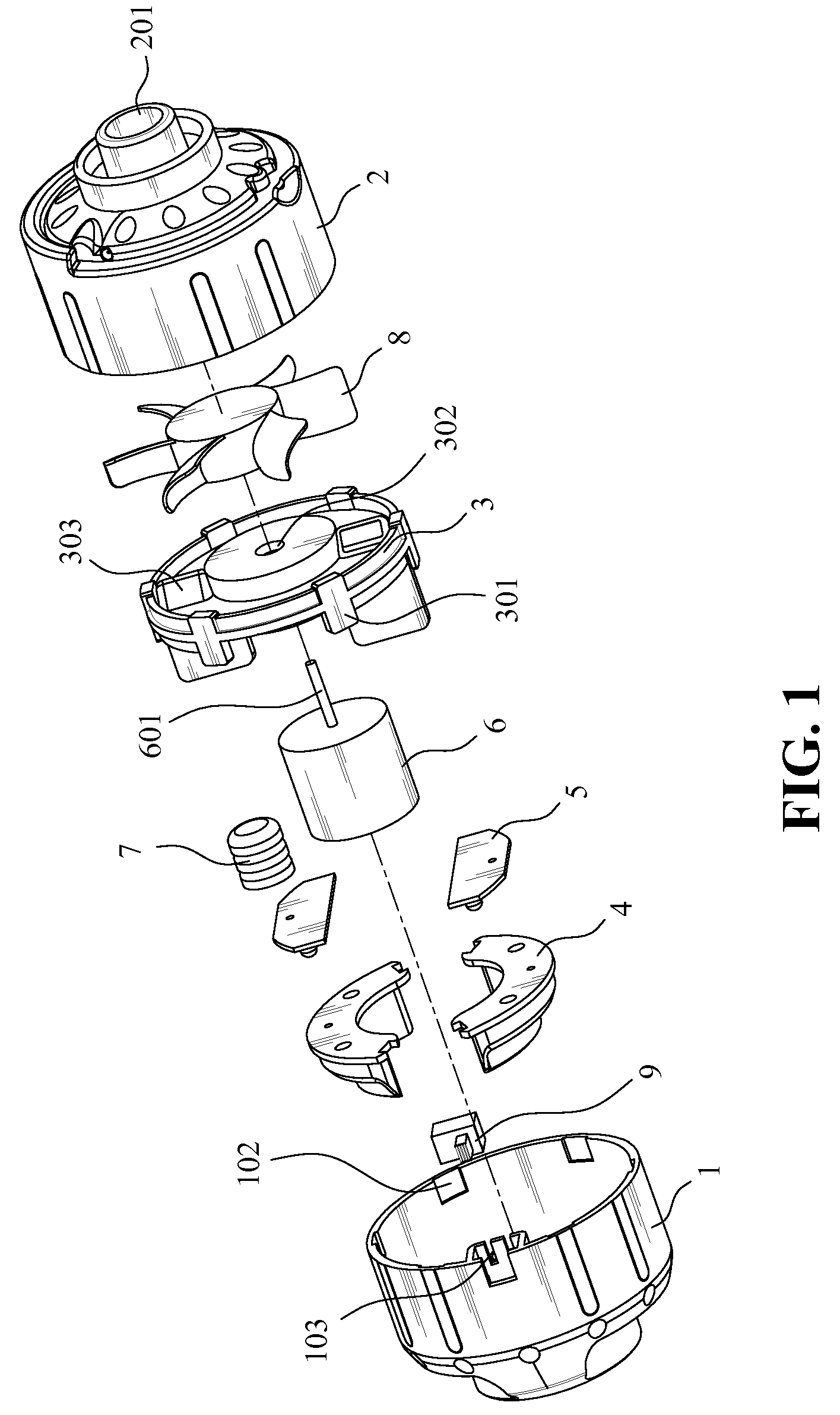 Wind-powered light-emitting diode lamp