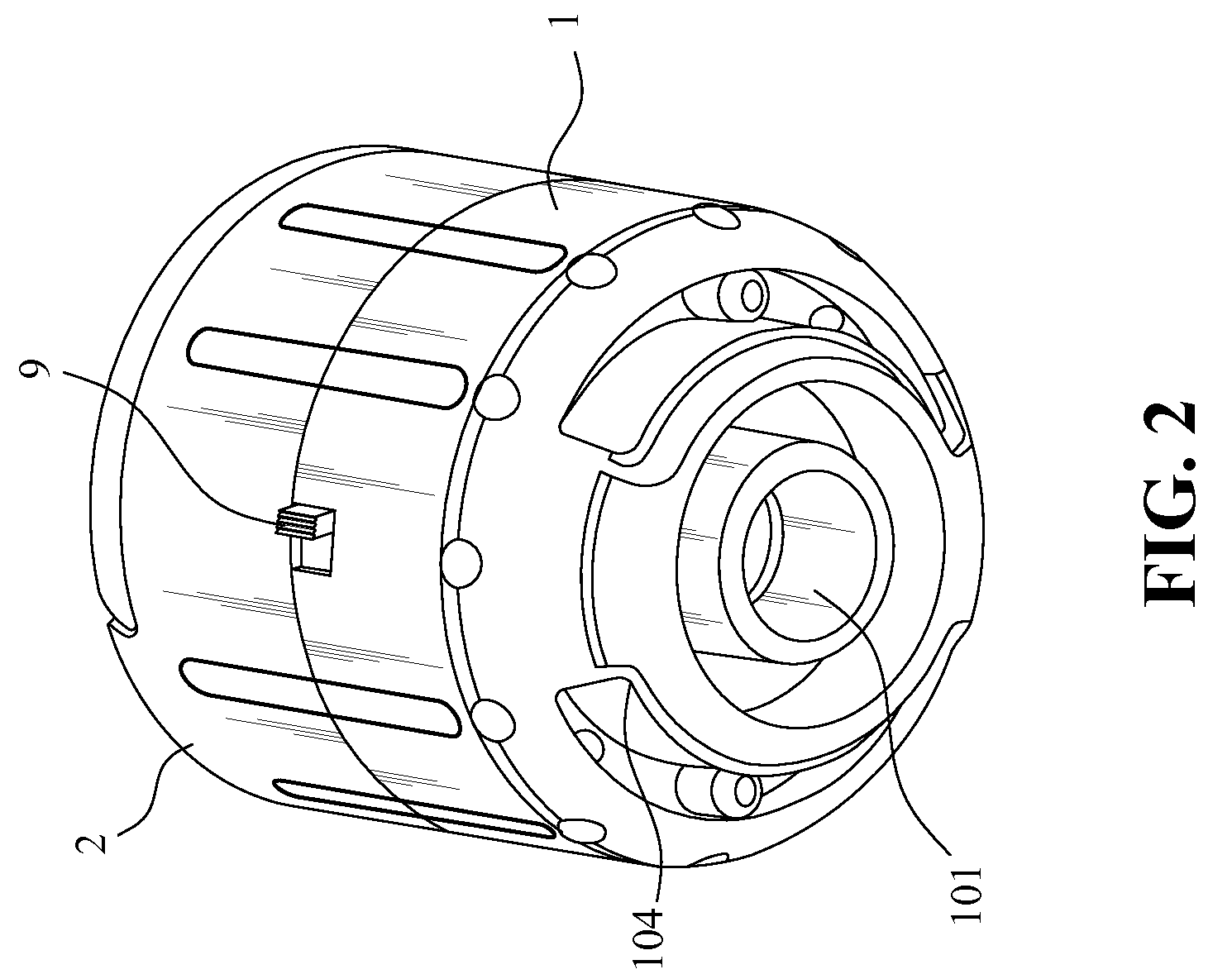 Wind-powered light-emitting diode lamp