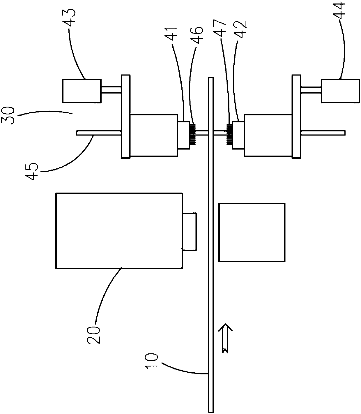 Method of pasting transparent adhesive tape at end of zipper and device for realizing same