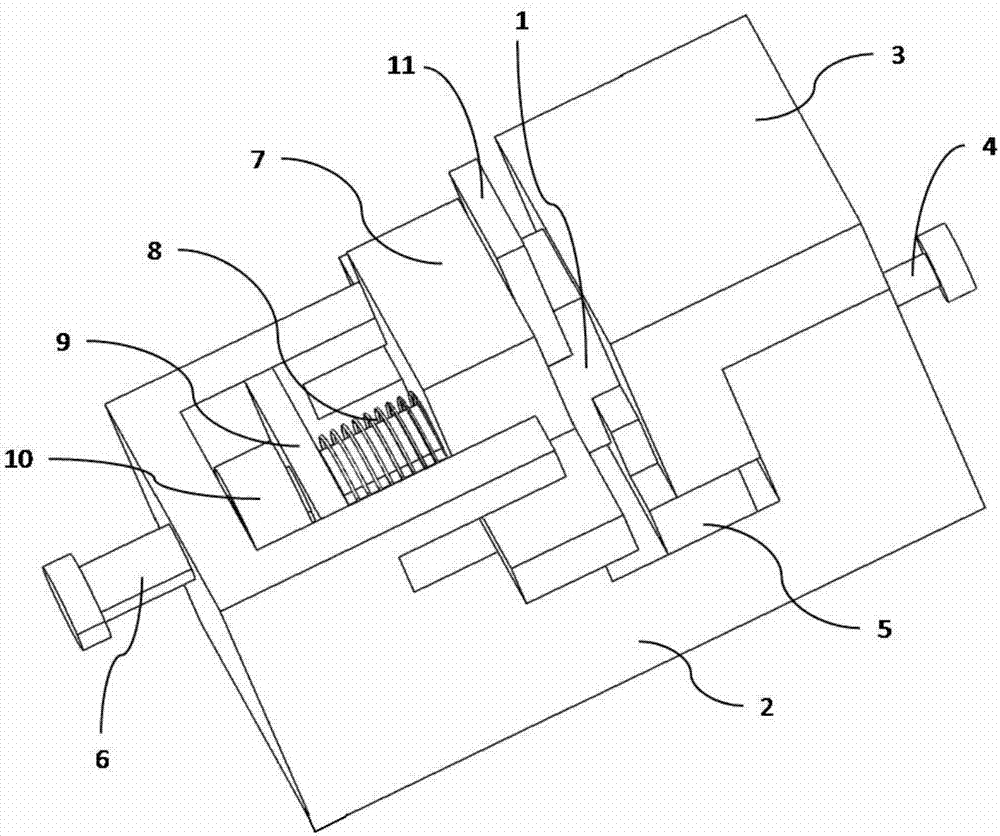 A shear test fixture