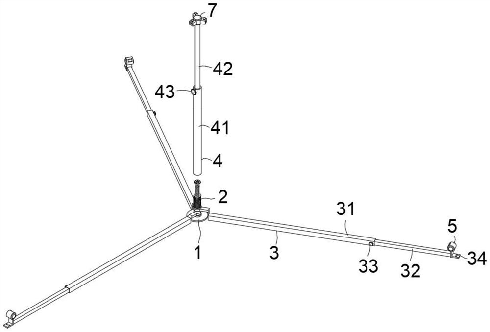 Frame structure for quickly building temporary disaster relief house during earthquake