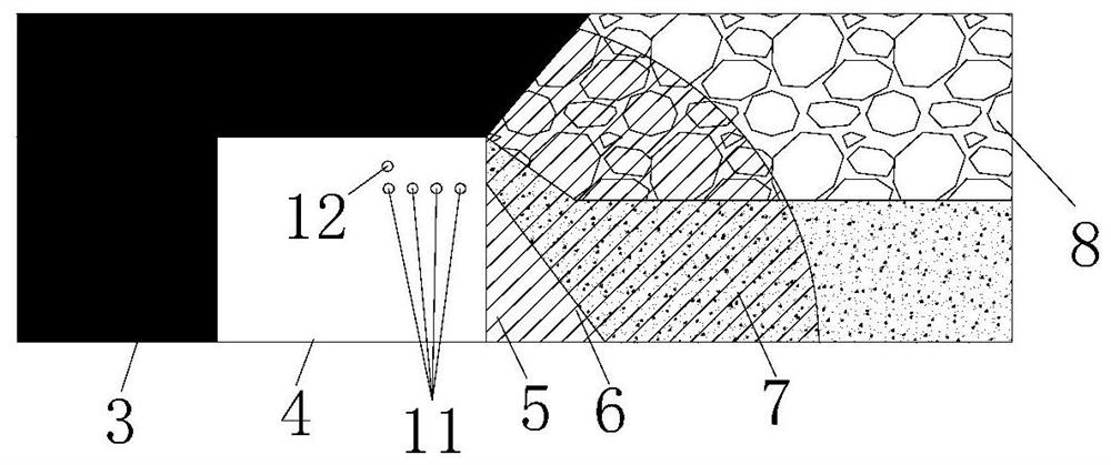 Deep well coal-pillar-free gob-side entry driving method and formed roadway