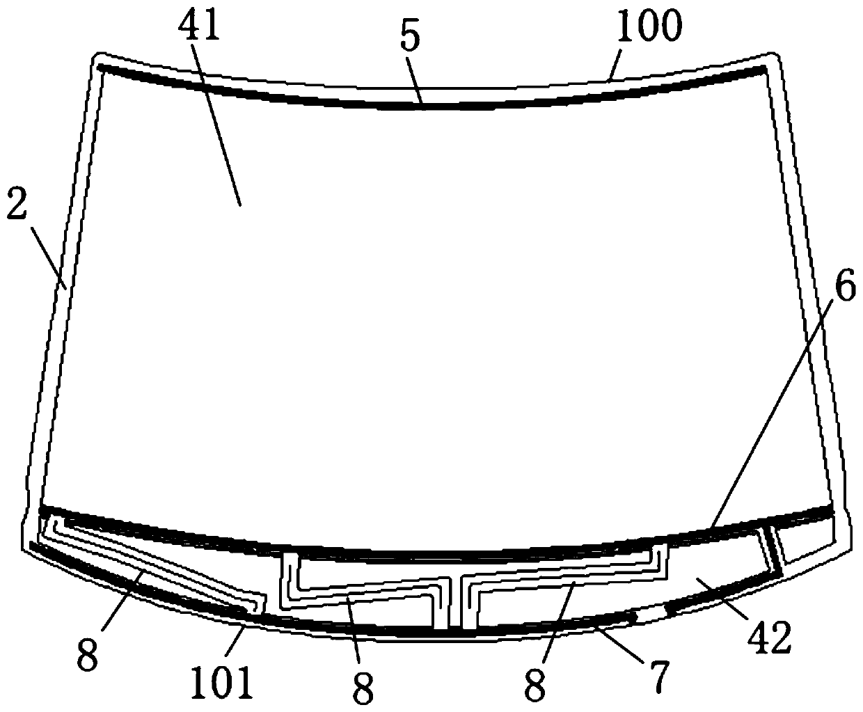 Laminated glass with transparent conducting film