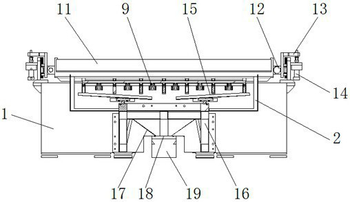 A special workbench for drilling baffles