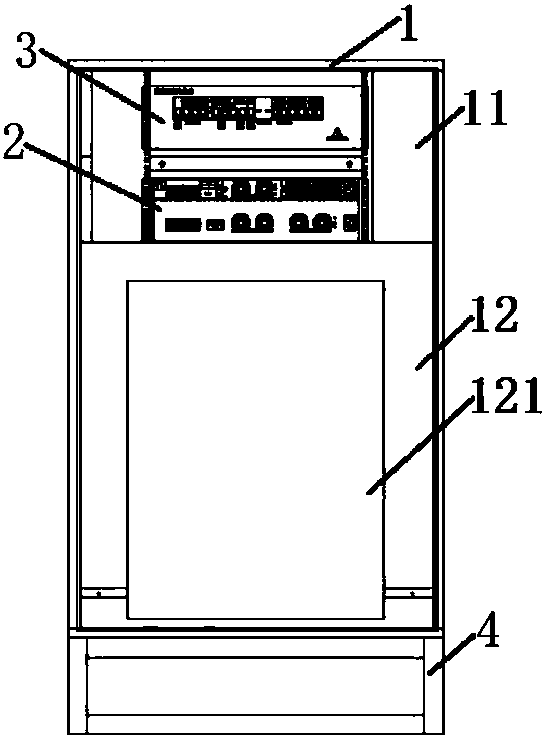 Emergency combined backup power supply integrated equipment for communication base station