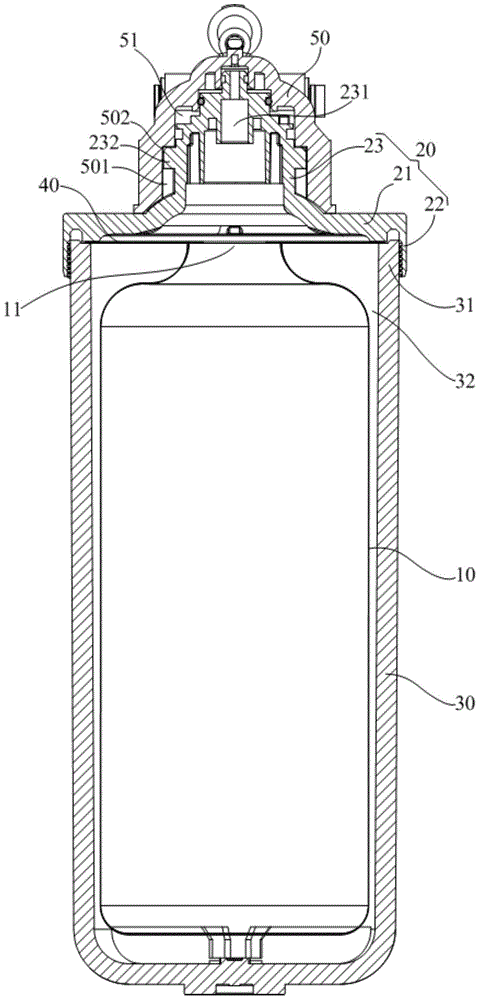 Water container and water purifier