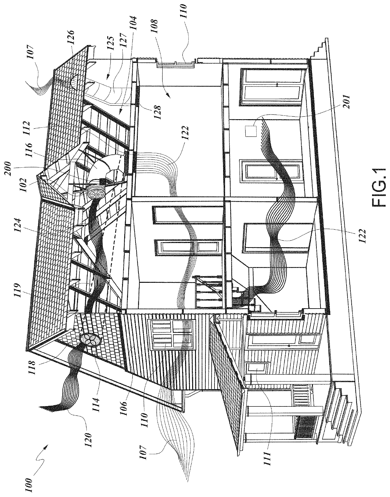 Fresh air cooling and ventilating system