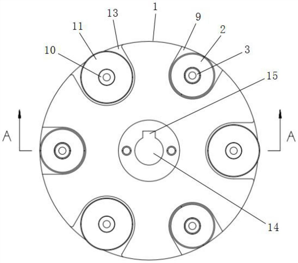 Squeezing roller for roller type high-pressure injector