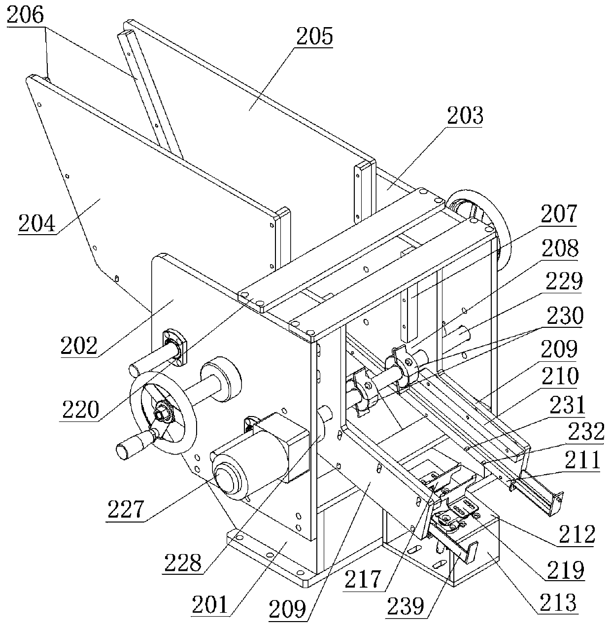 Pipe forming method based on pipe port forming device