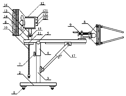 A multifunctional oven lamp for nursing