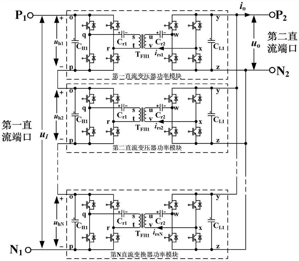 Direct-current transformer current interruption control method