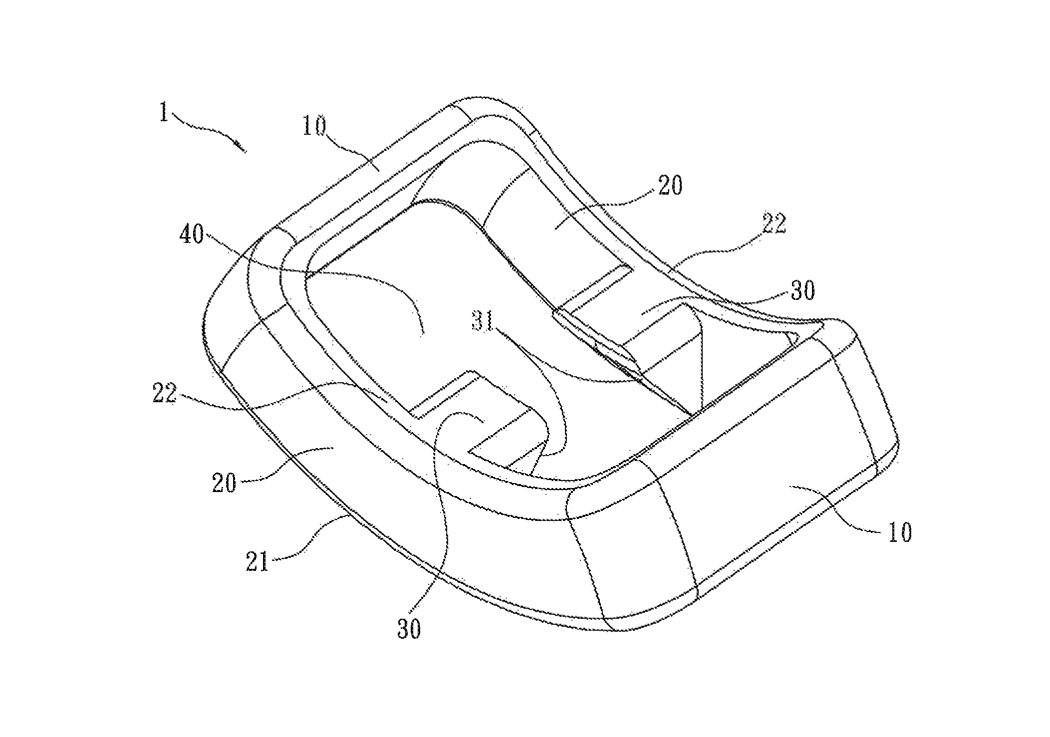 Cable fastener with cable management function