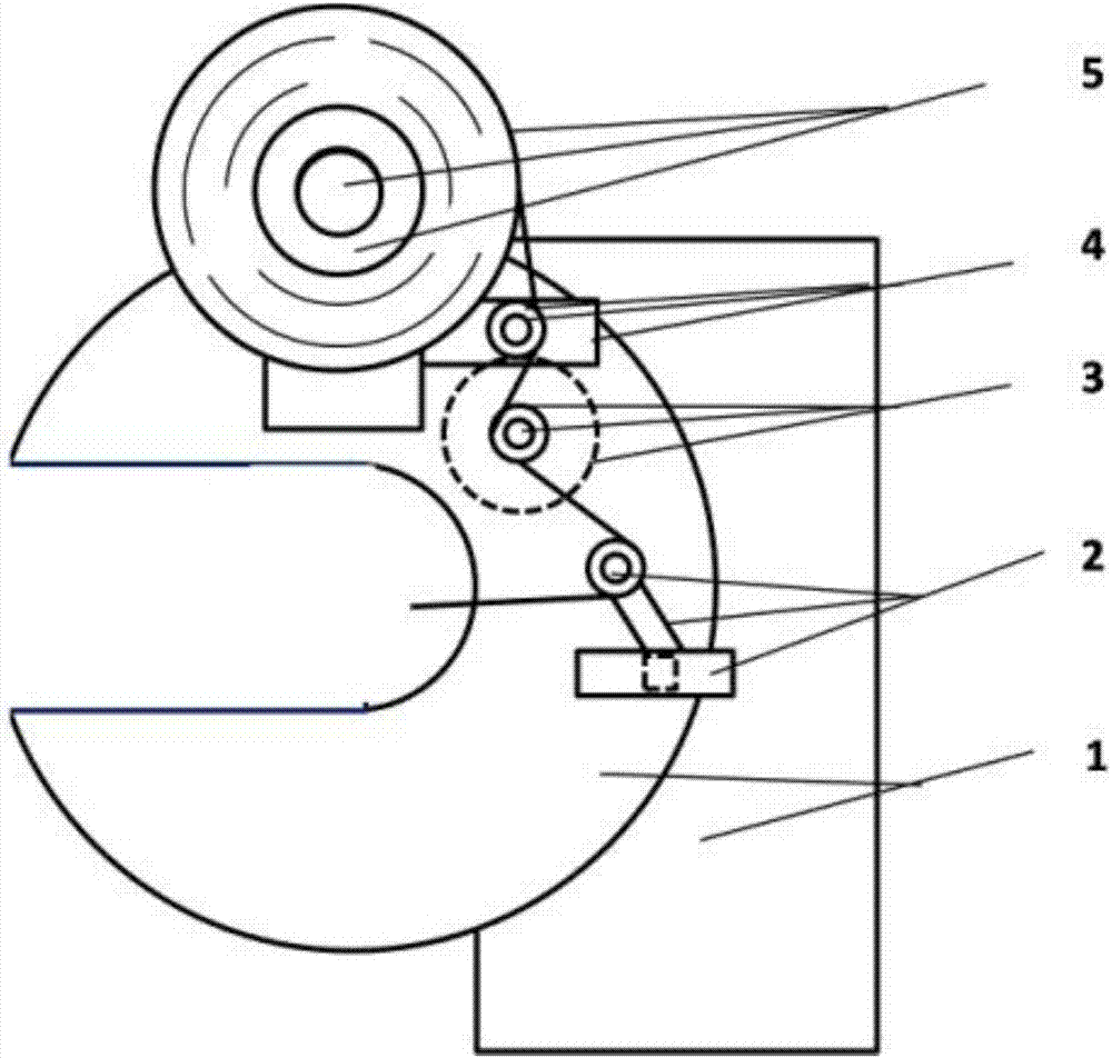 A feeding mechanism of a rubber wrapping machine with a force unloading function and its realization method