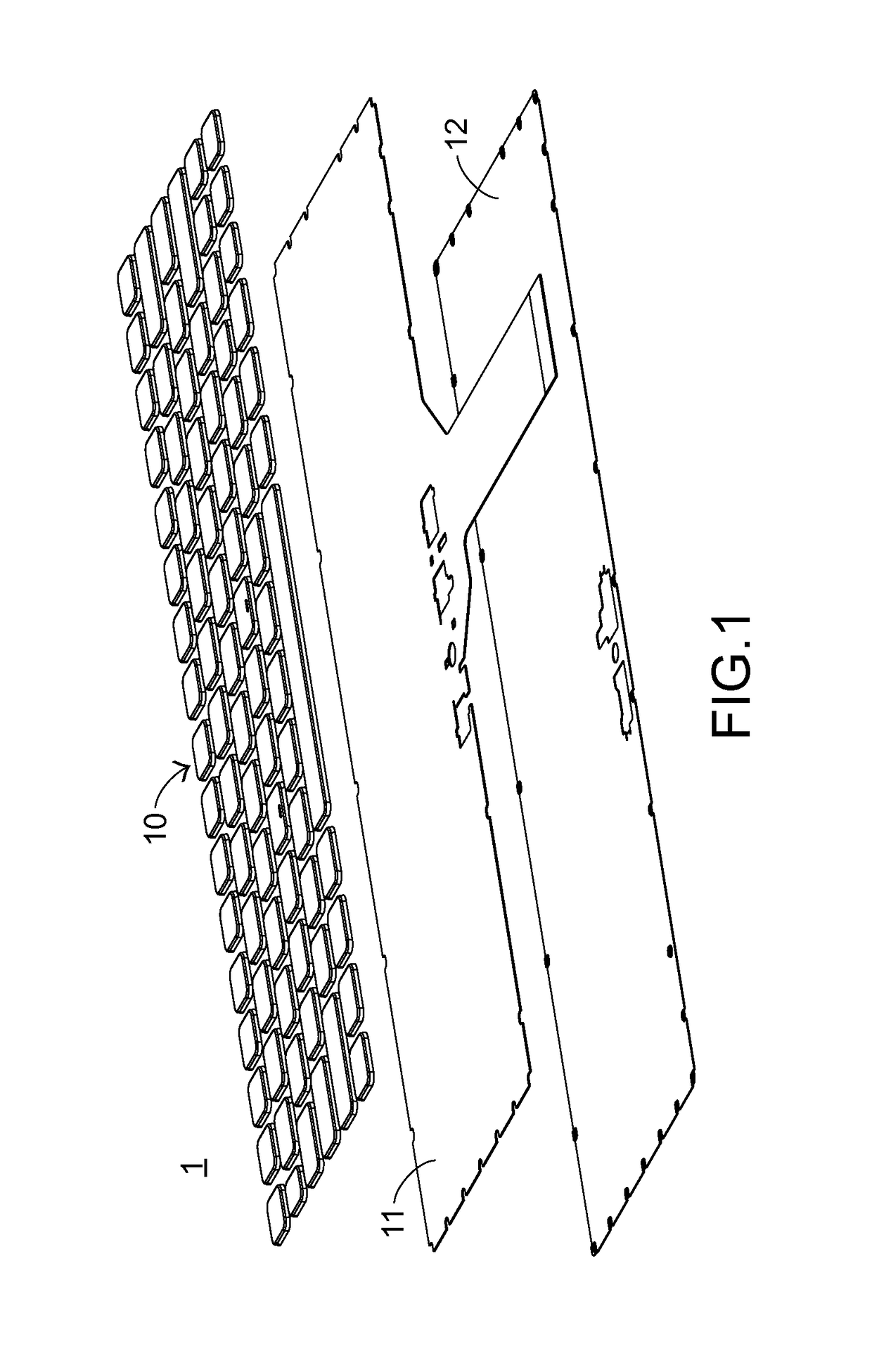 Keyboard circuit employing diodes