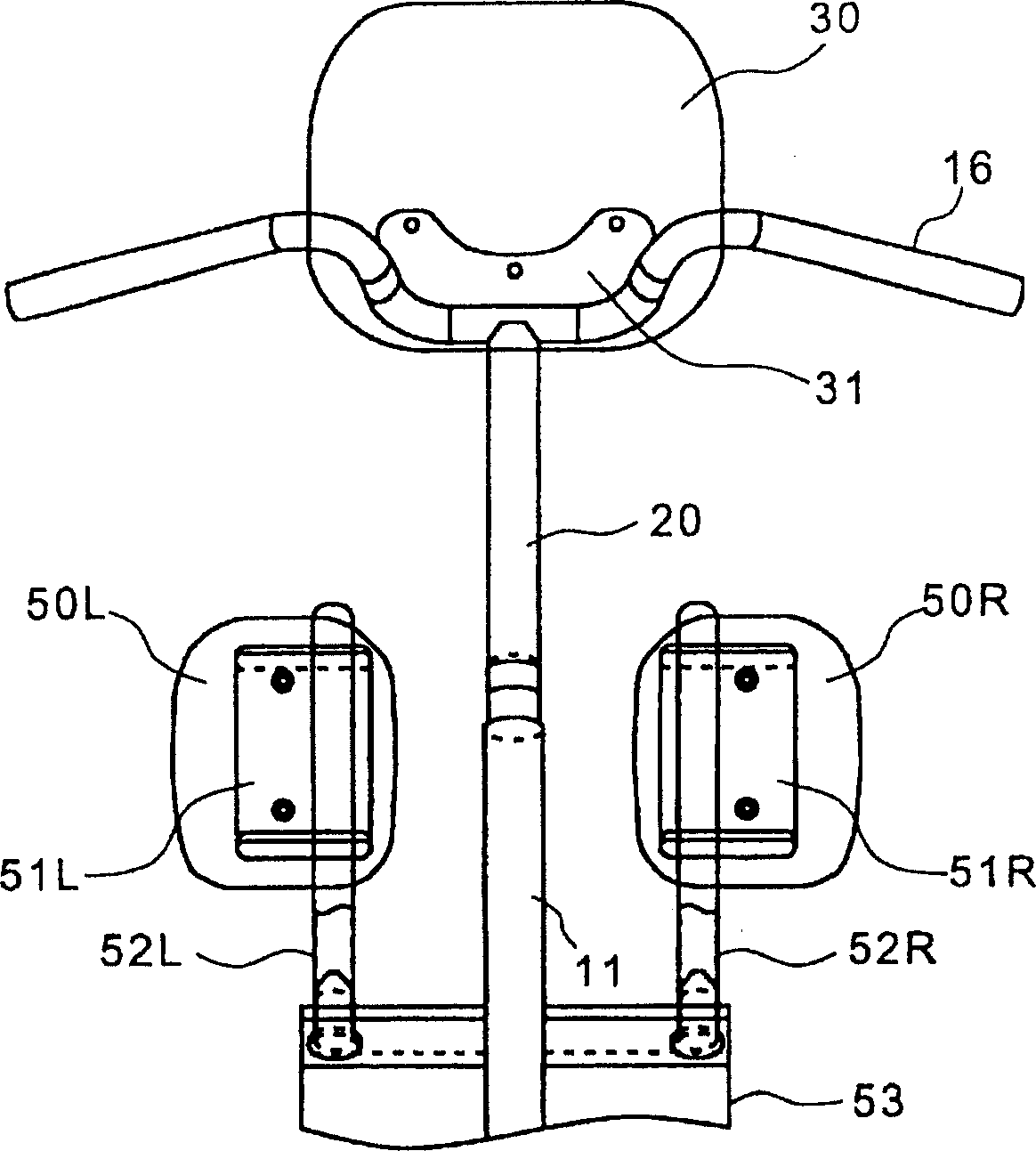 Rider restriction device of two-wheeled vehicle