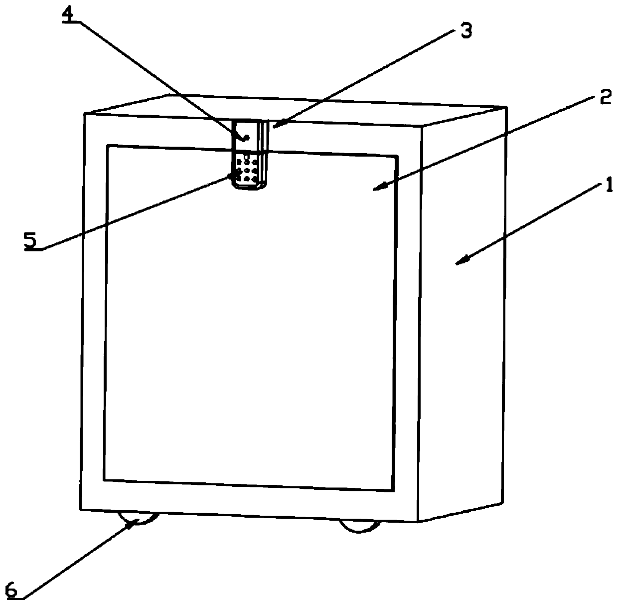 Holding device and cultural relic storage and transportation box