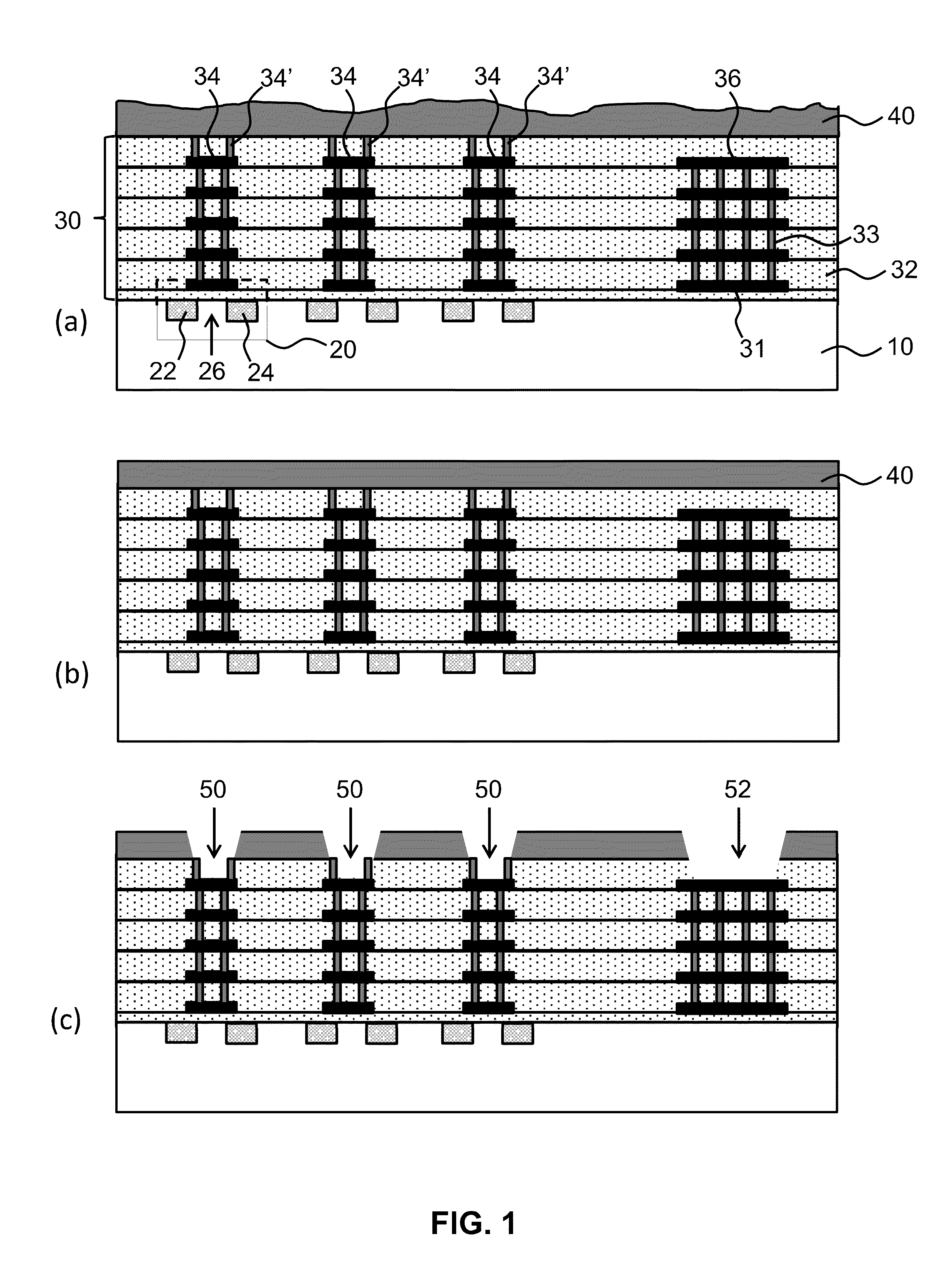 Integrated circuit with sensors and manufacturing method