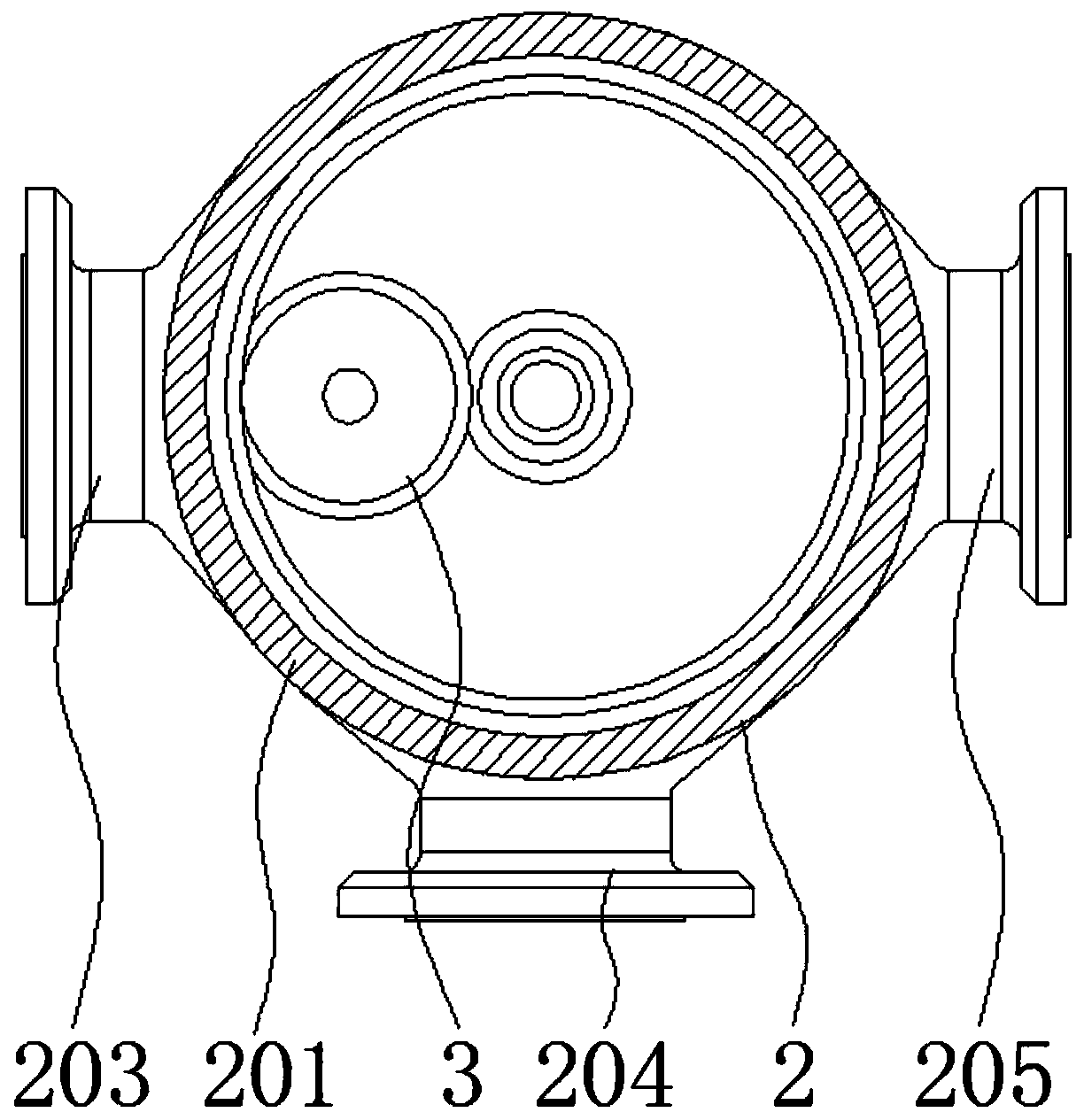 Valve capable of changing gas flow direction