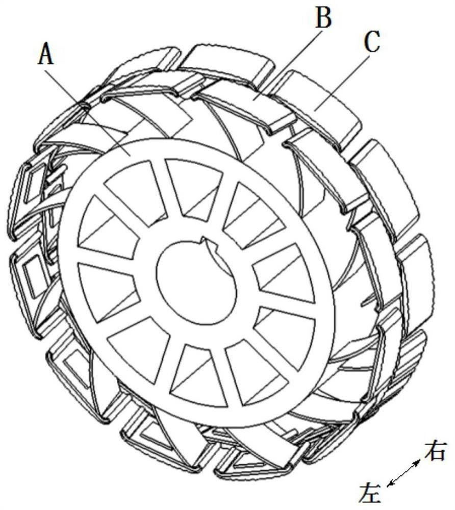 Bionic walking wheel capable of automatically adapting to soft and hard surfaces of planet