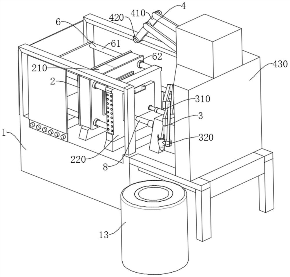 Pouring forming equipment for automatic production of transmission shell