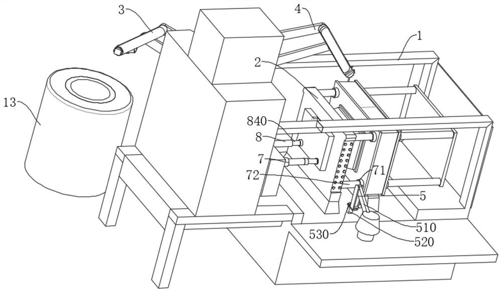 Pouring forming equipment for automatic production of transmission shell