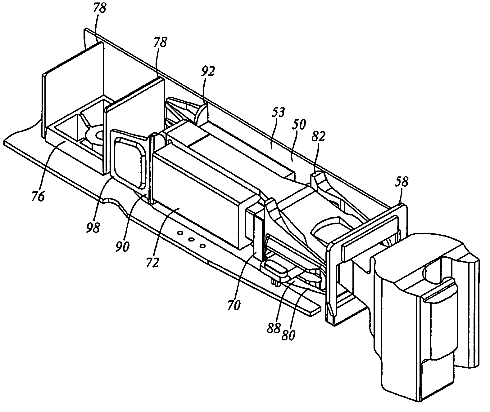 Rail road car draft fittings