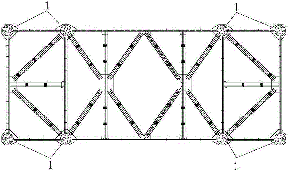 Concrete arch bridge arching method