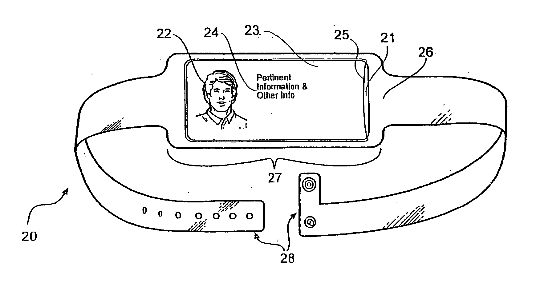 User authorization system containing a user image