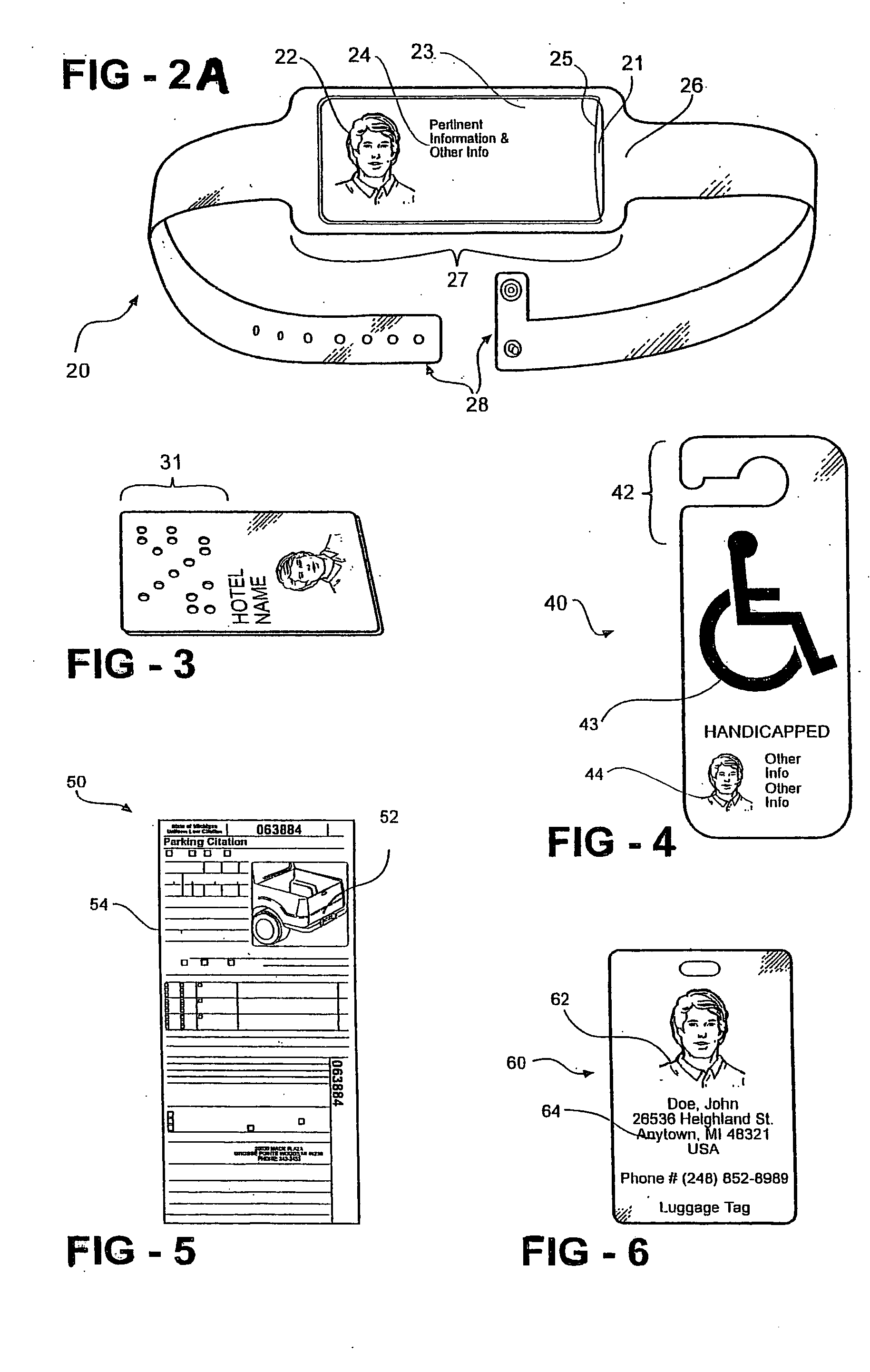 User authorization system containing a user image