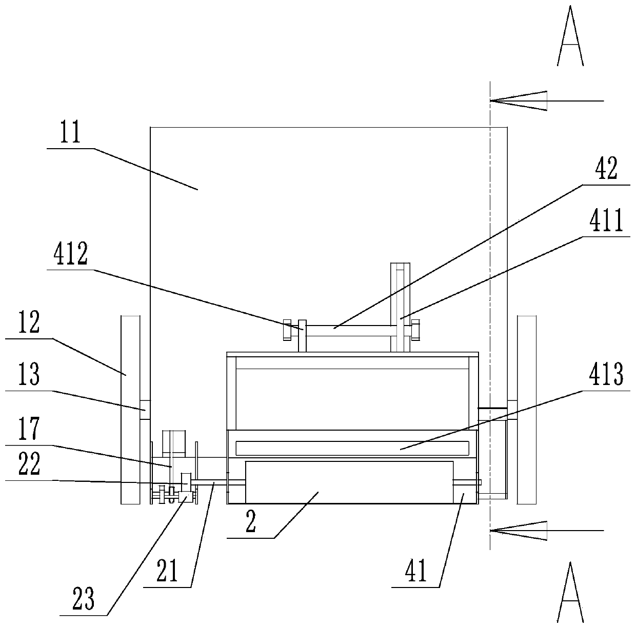 Garbage sweeping device