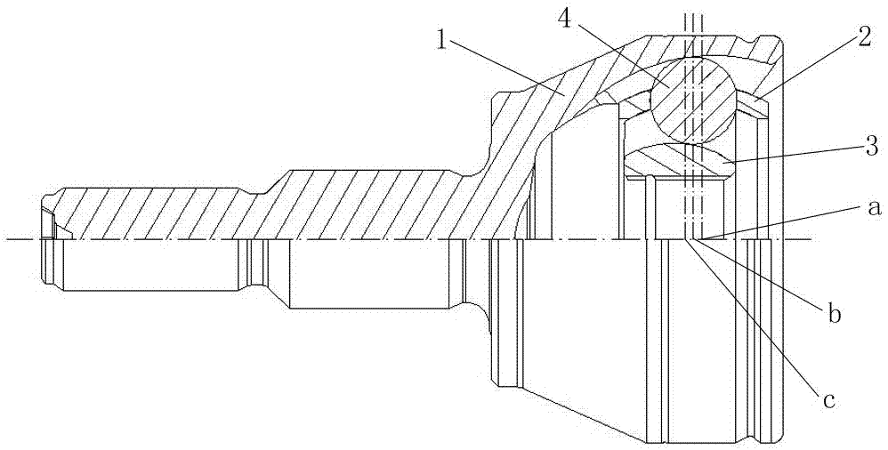 A fixed end constant velocity joint