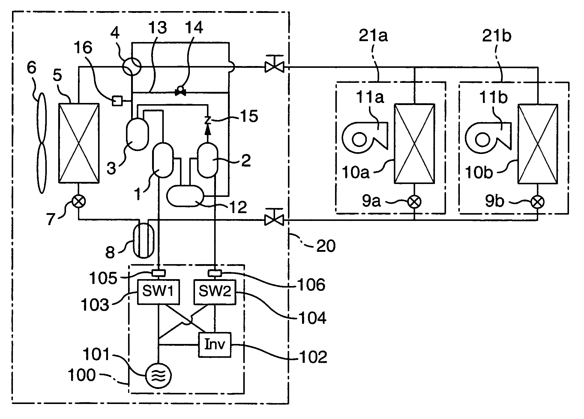 Refrigerating machine