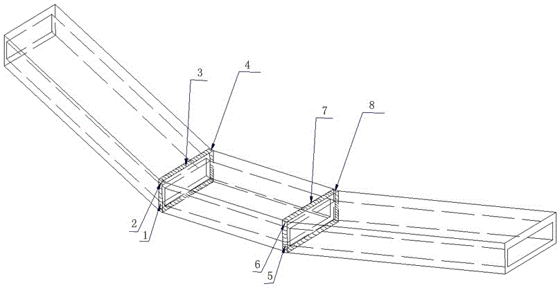 Fiber laser welding method for liquid crystal display bracket