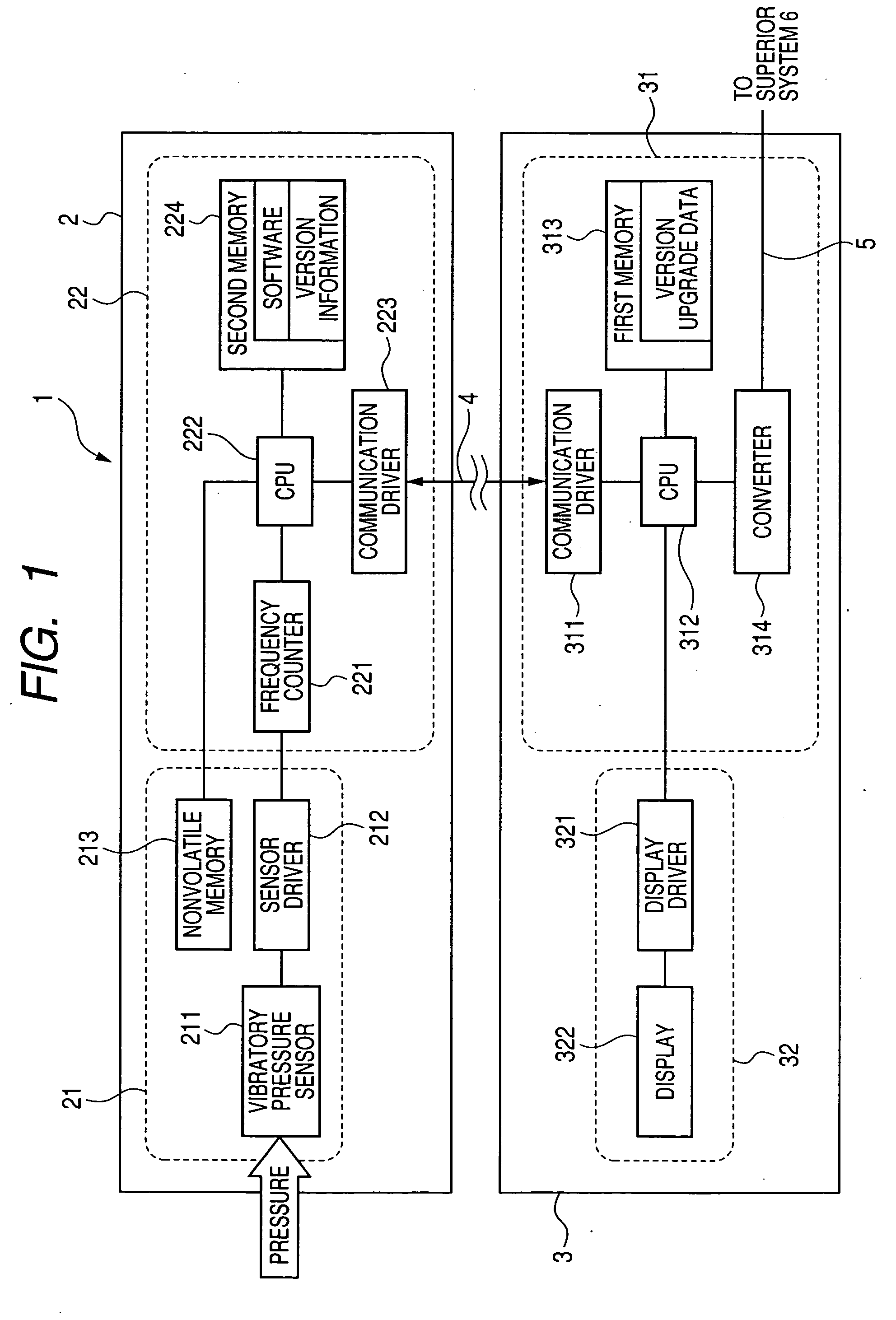 Intelligent transmitter and software update method for same