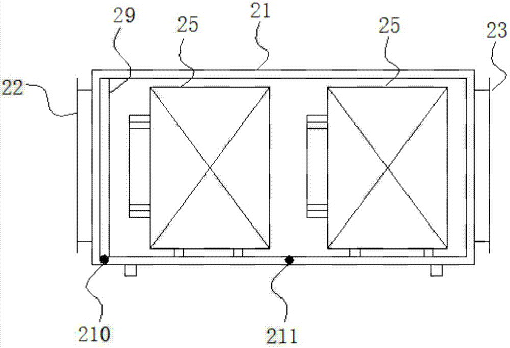 Kitchen fume purifying device