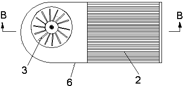 Heat dissipation base of notebook computer