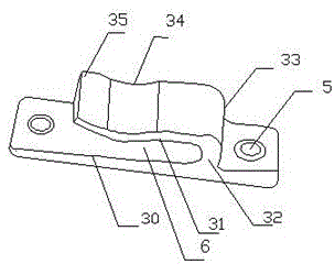 Connector applied to cupboard decorative line