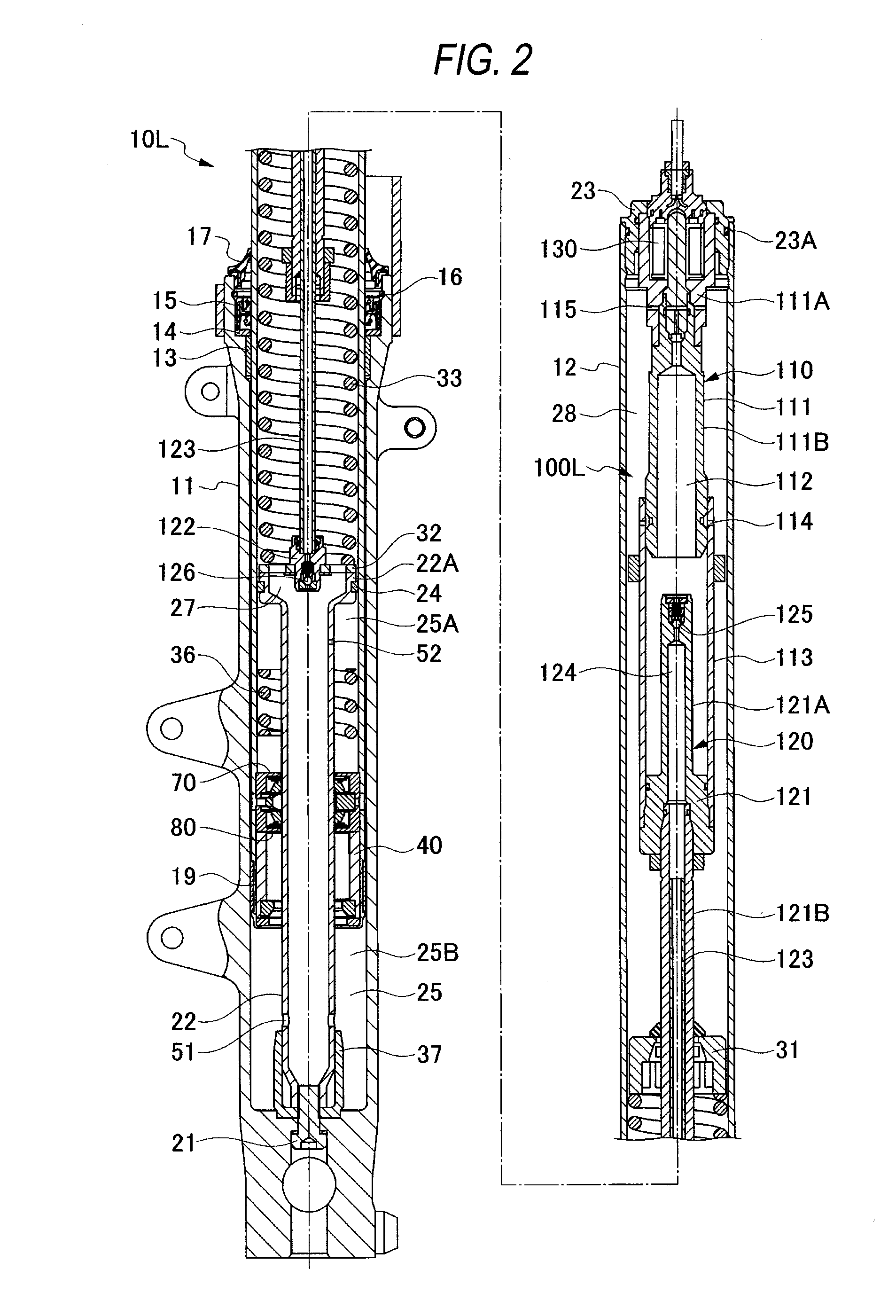 Vehicle height control device for motorcycle