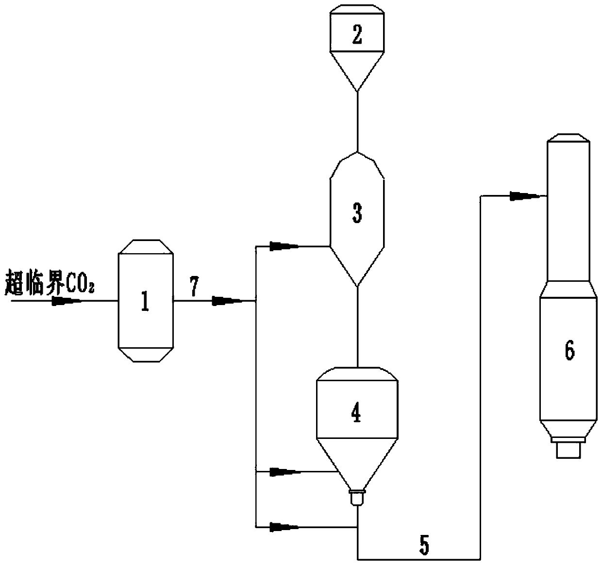 System for conveying solid raw materials by using supercritical carbon dioxide and conveying method thereof